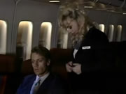 Sexo da comissária de bordo no avião